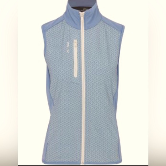 RLX Ralph Lauren Jackets & Blazers - RLX Golf Techy Terry Outerwear Blue Multi Full Zip Vest